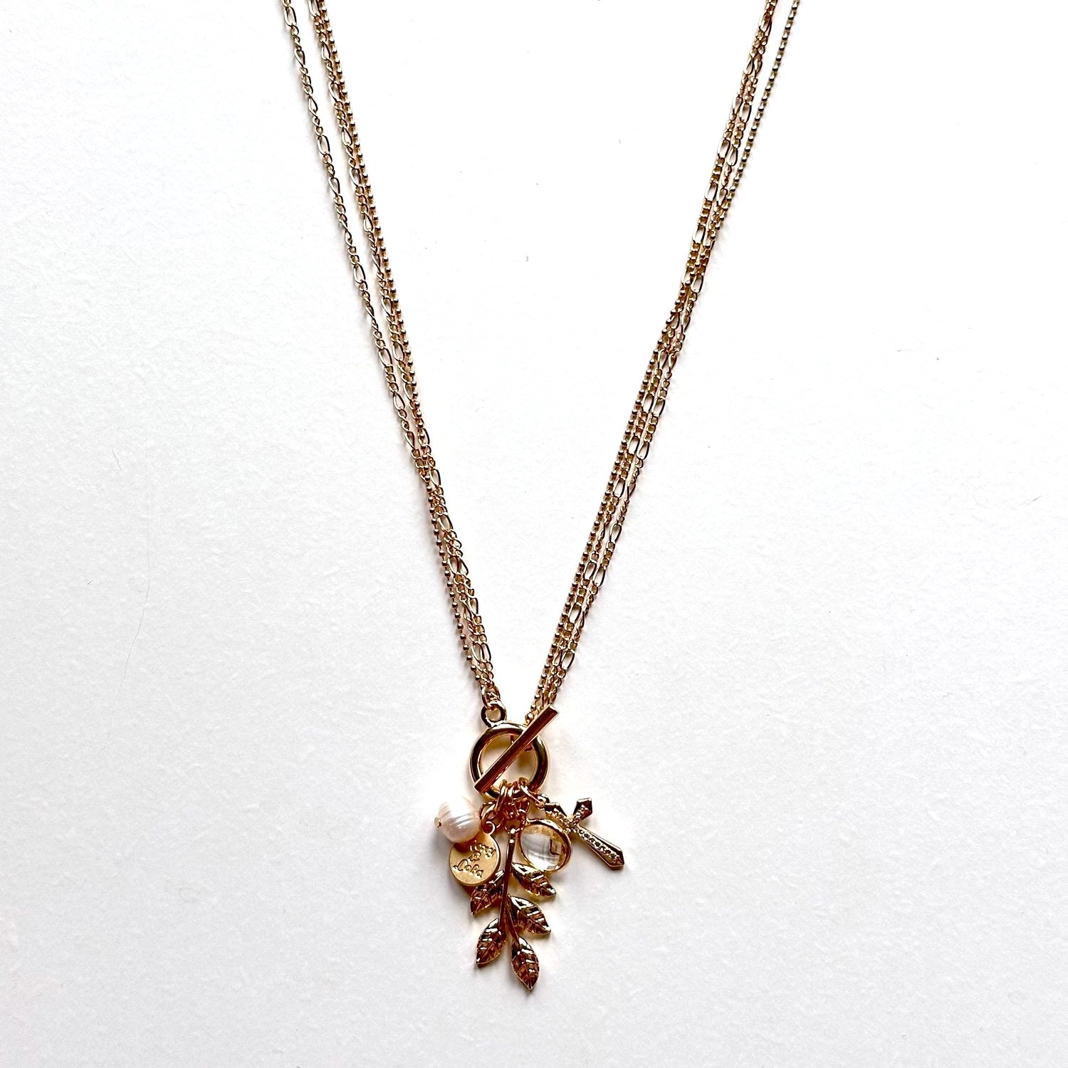 Believe Adjustable Toggle Necklace