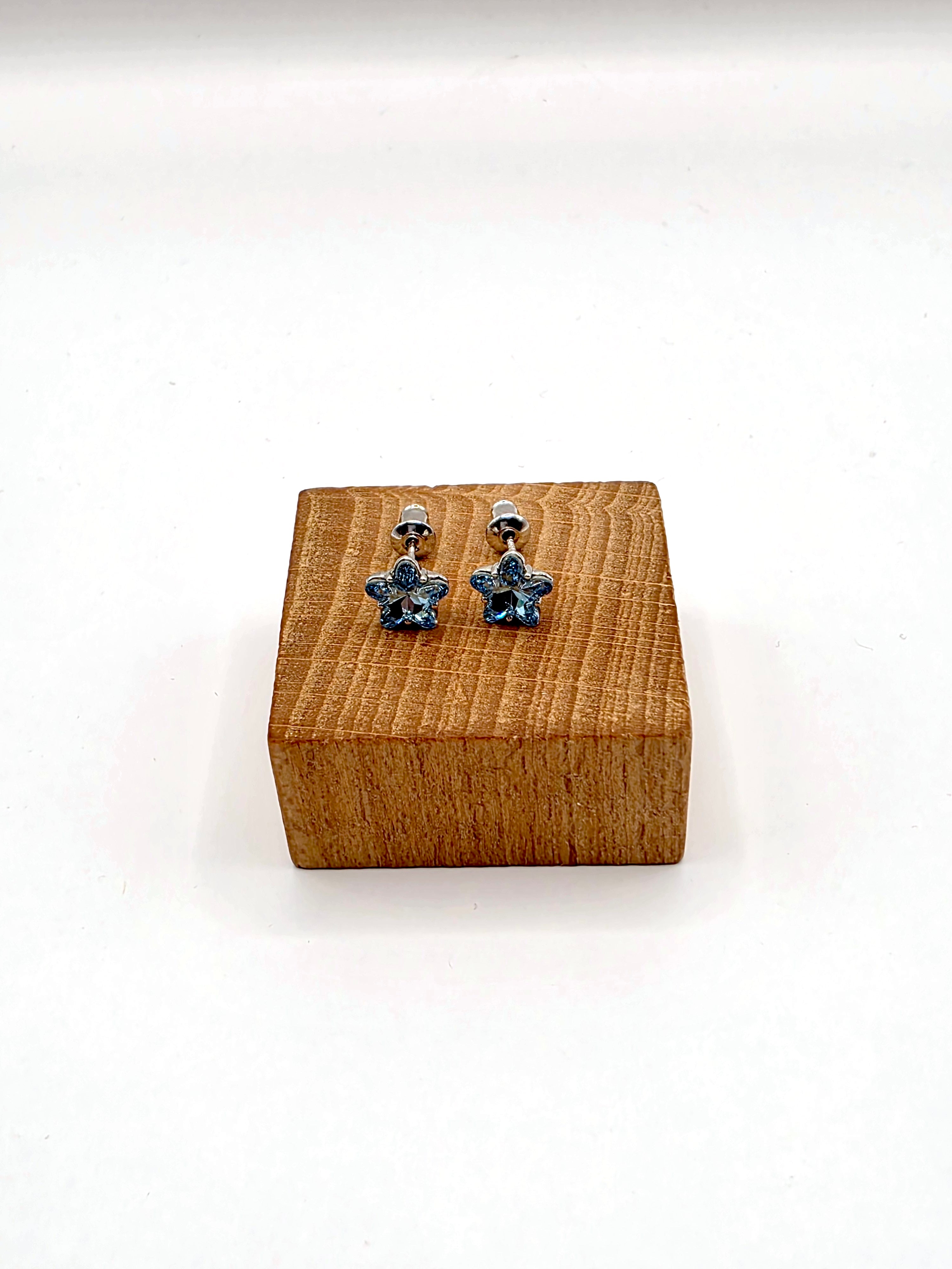 Blue Star Earrings