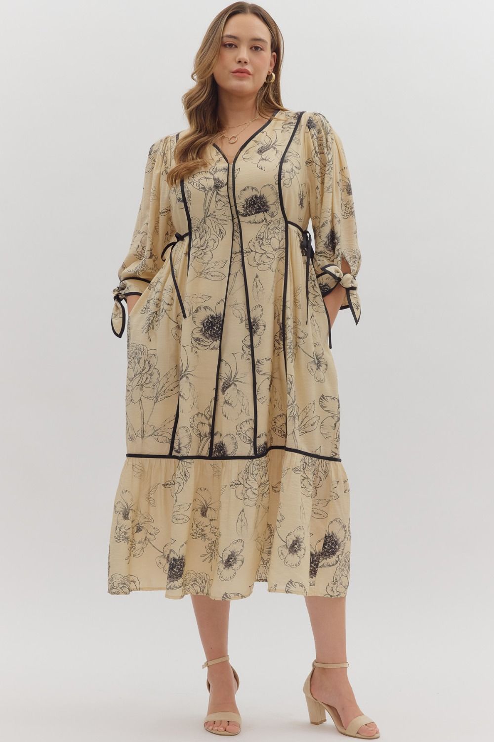 Botanical Midi Dress