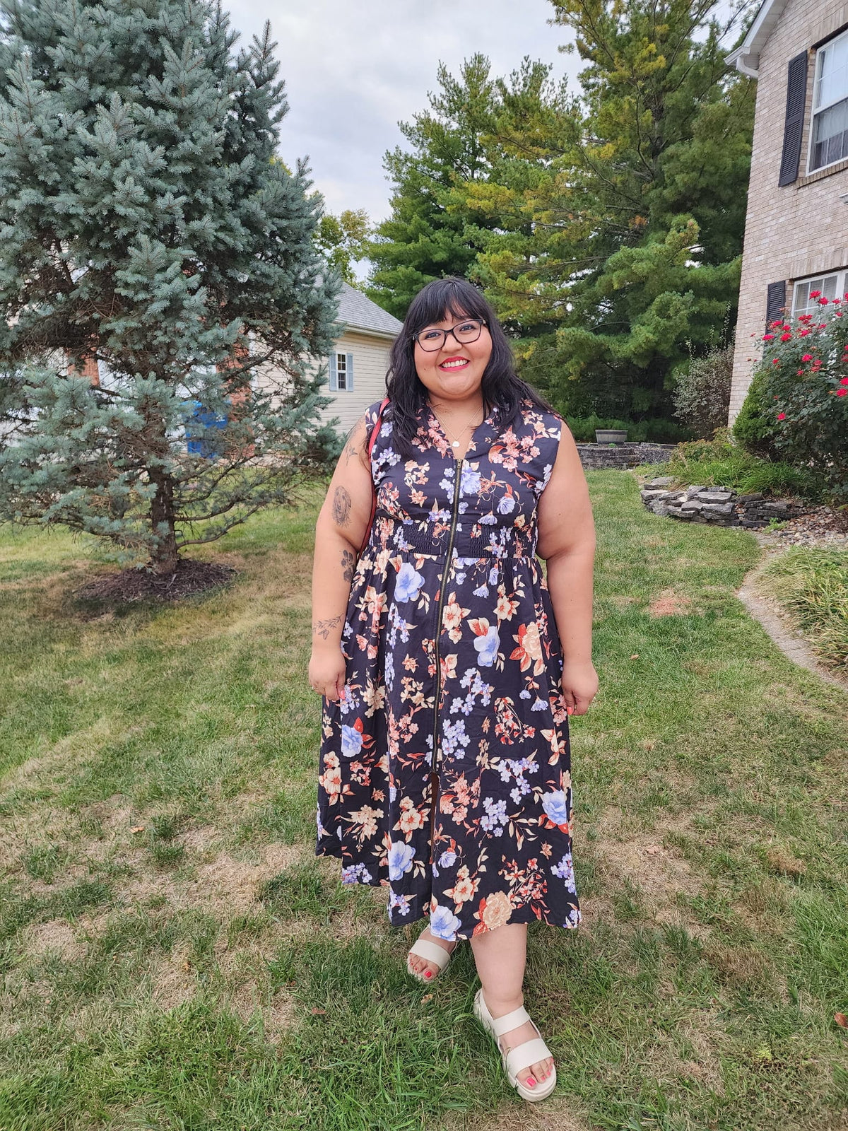Botanical Midi Dress
