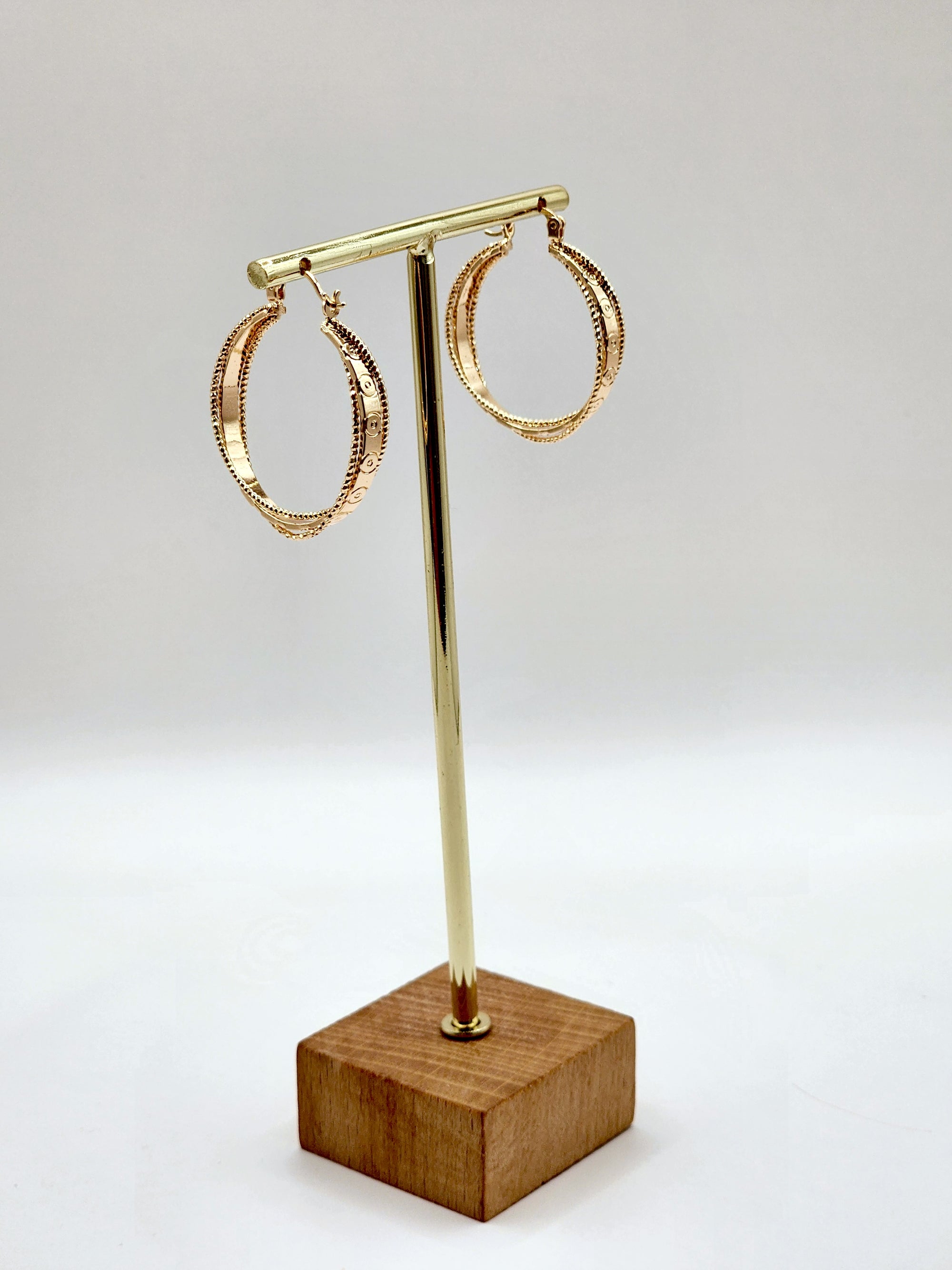 Circular Detailed Hoops front