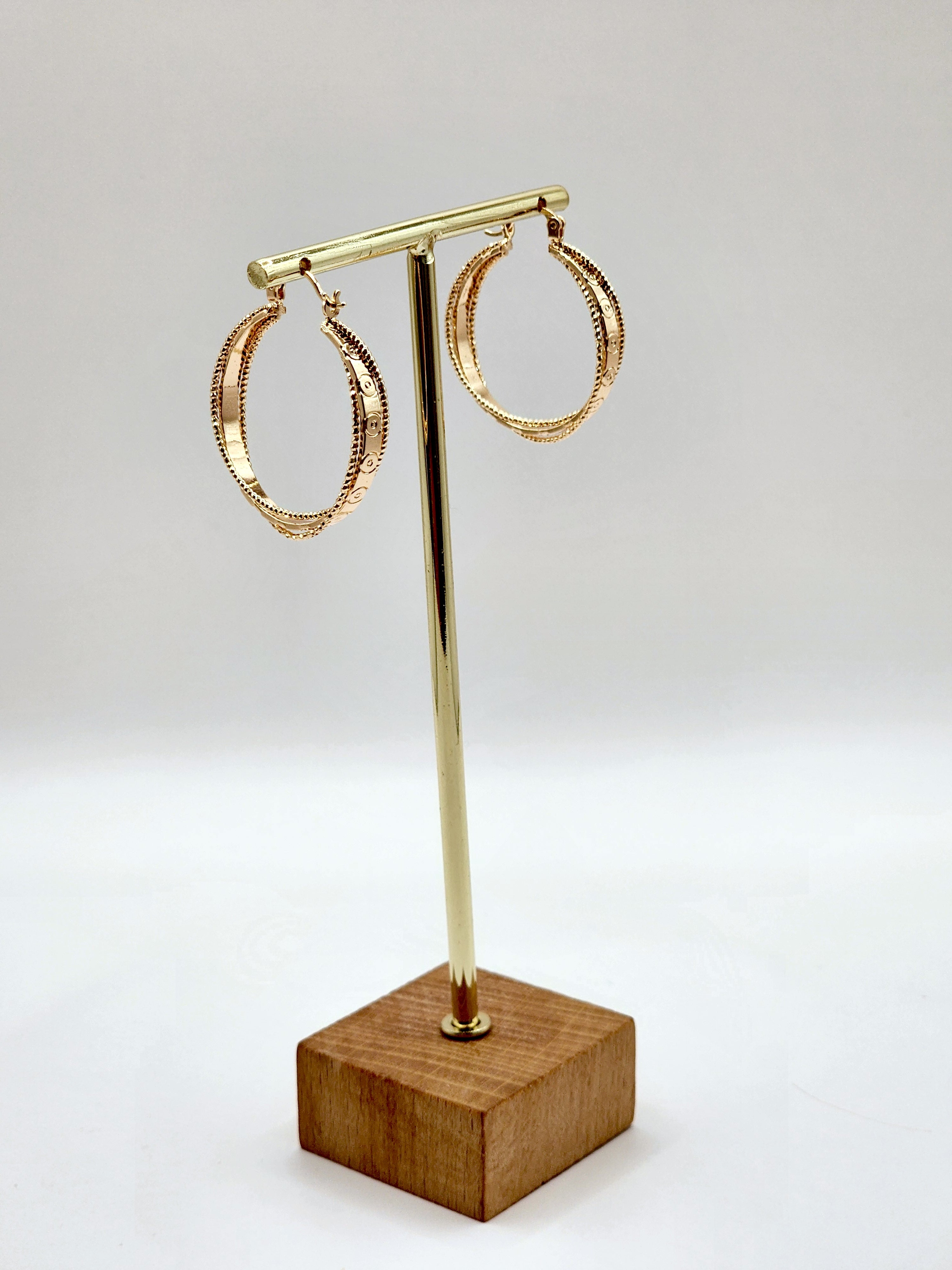 Circular Detailed Hoops front