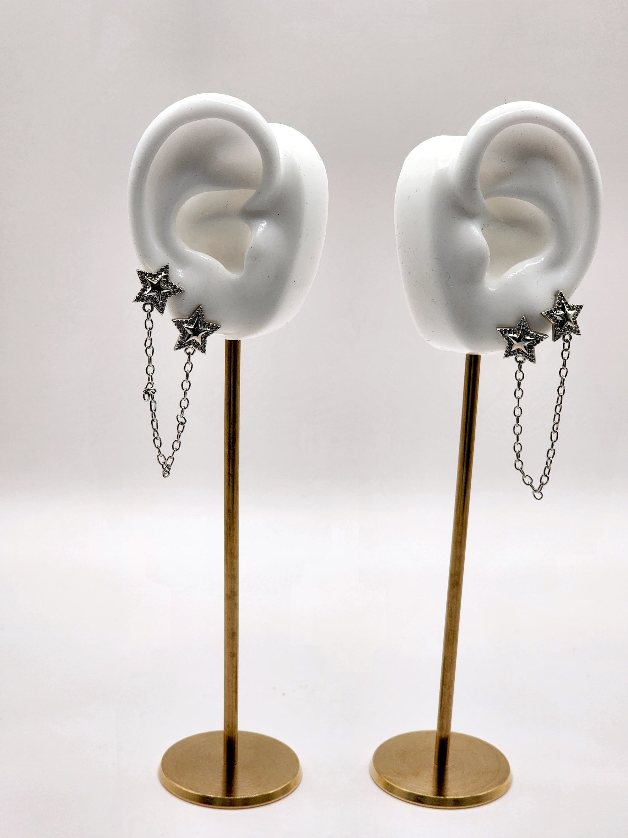 Double Lobe Star Earrings