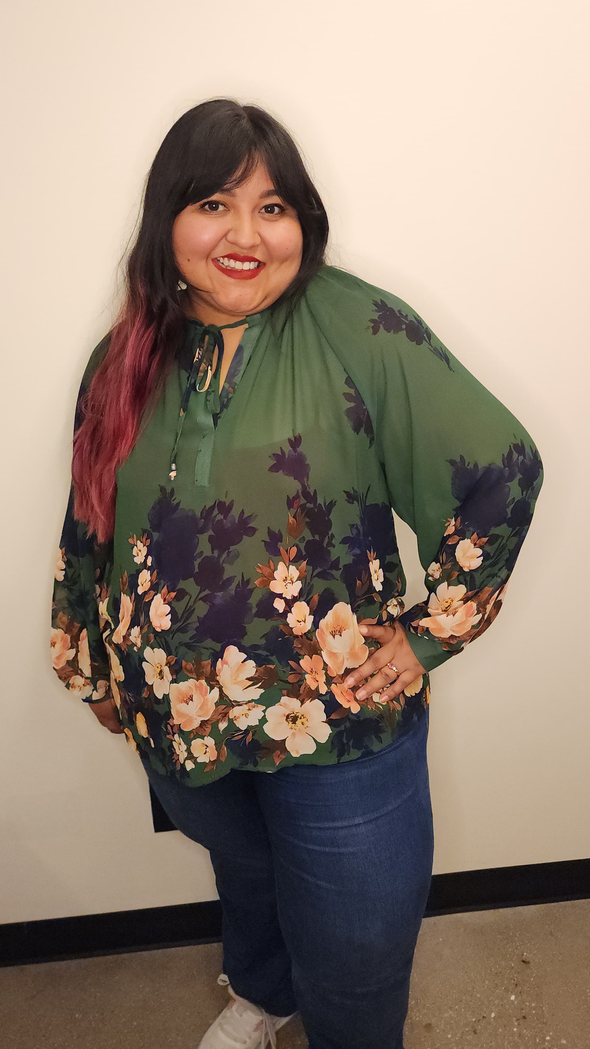 Floral Sheer Blouse