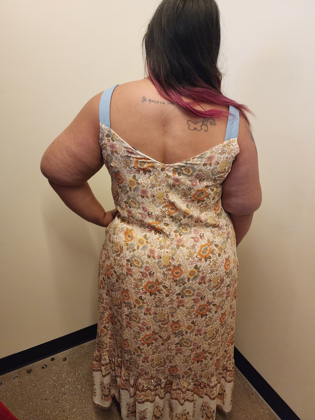 Floral V Neck Sleeveless Maxi Dress
