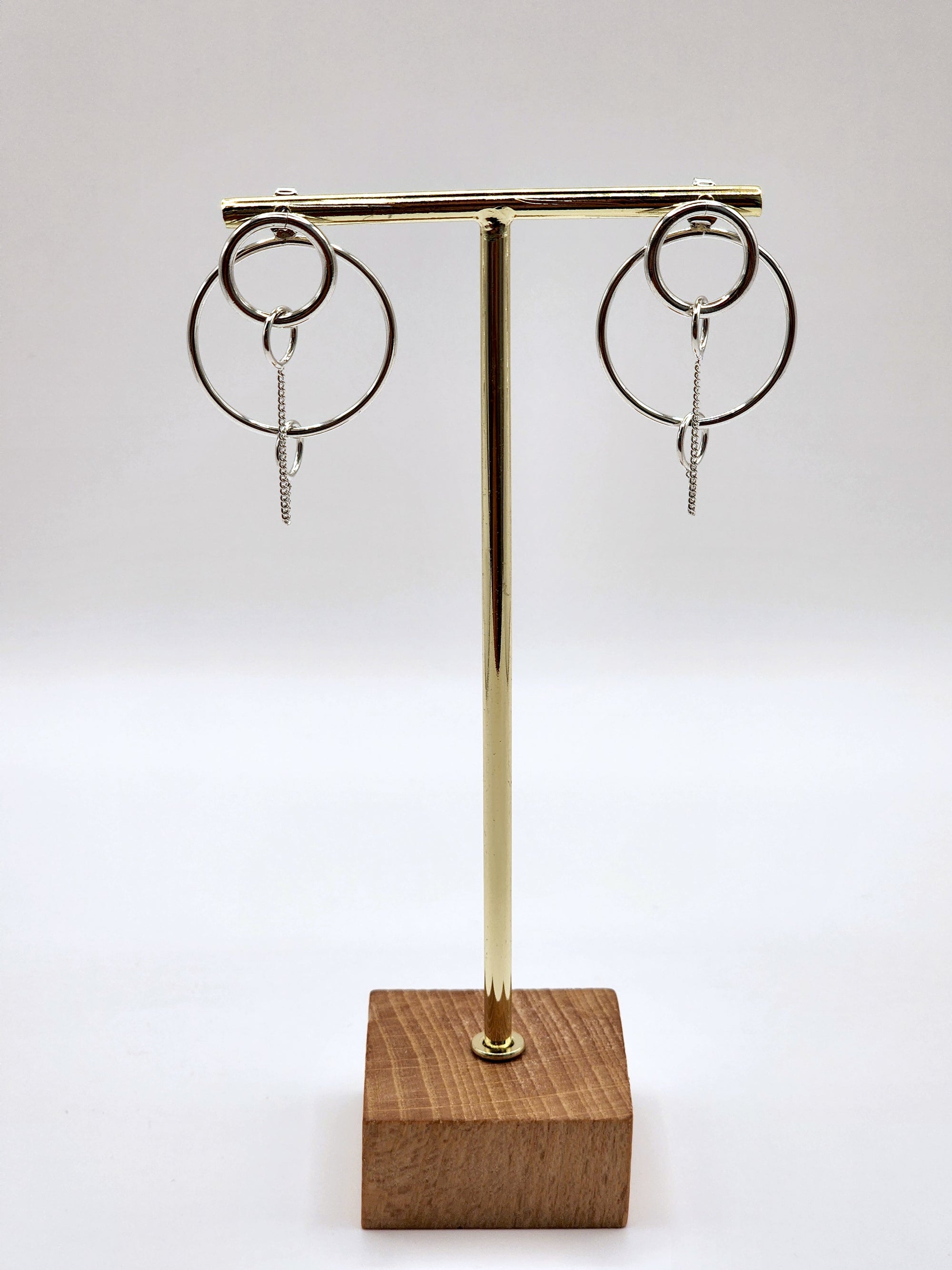 Four Circle Earrings
