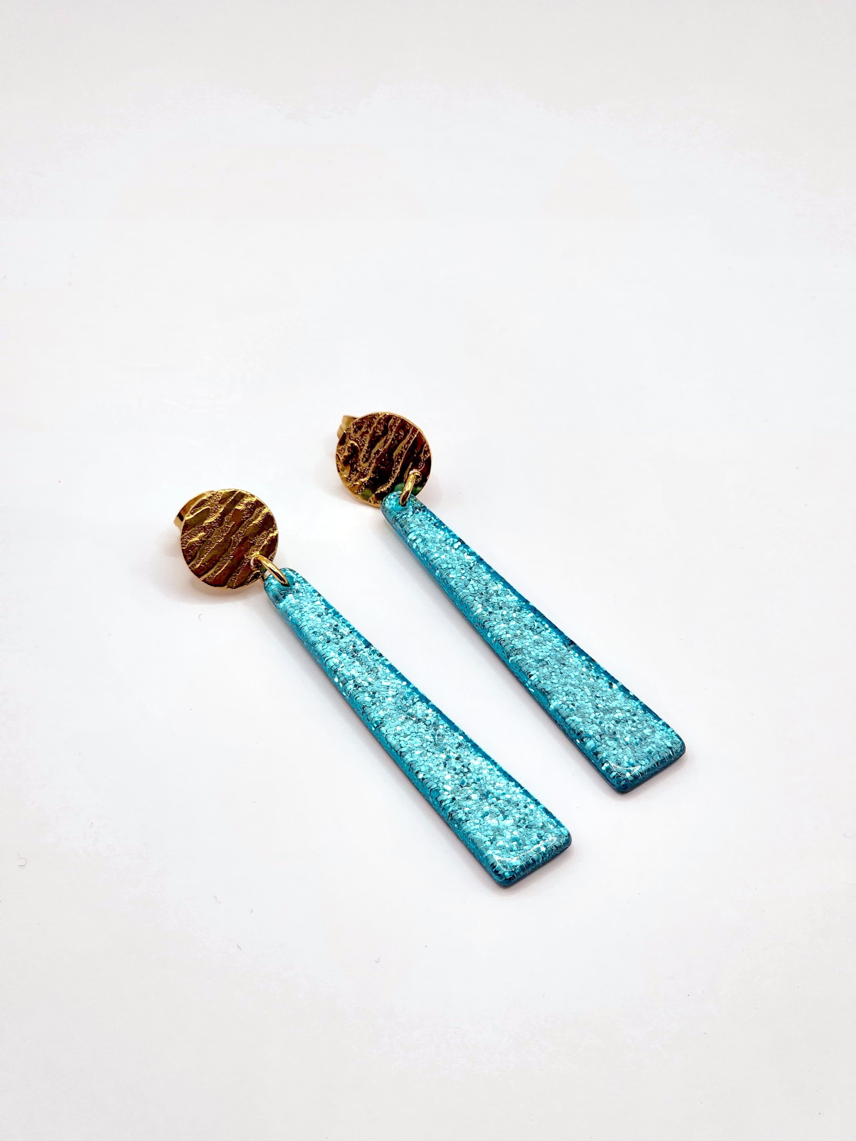 Glitter Drop Earrings