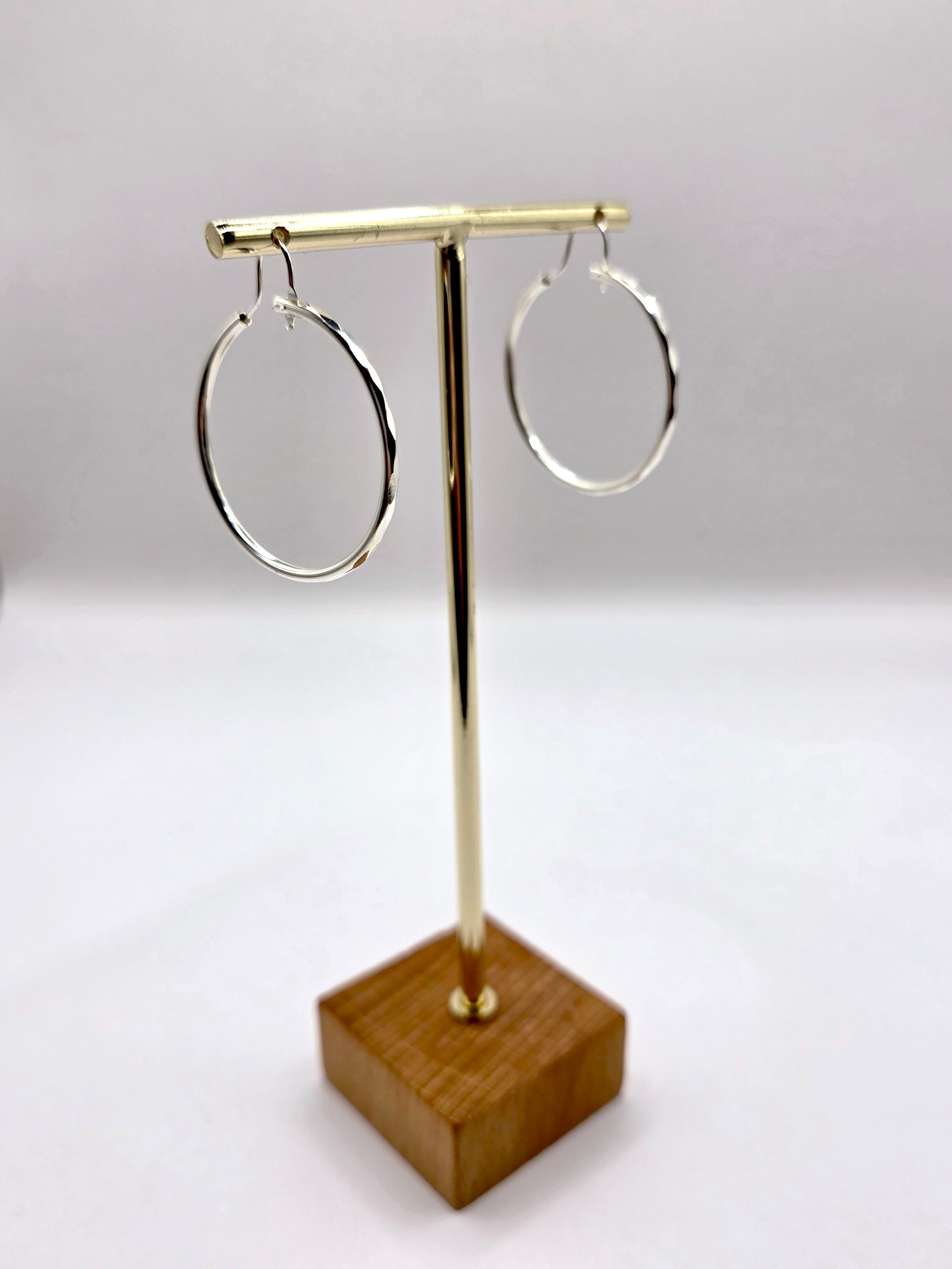 Medium Textured Hoops