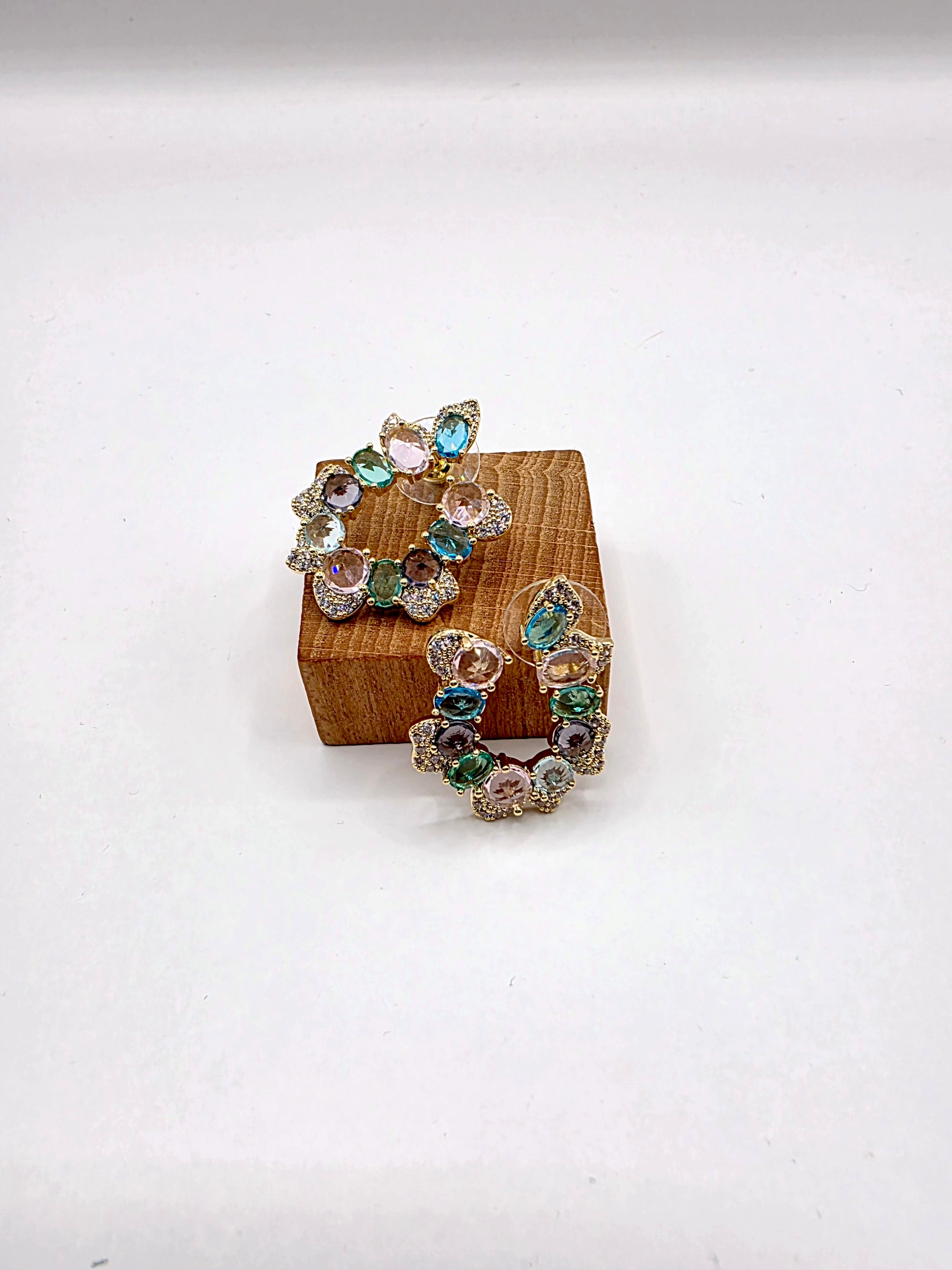 Multicolor Statement Earrings