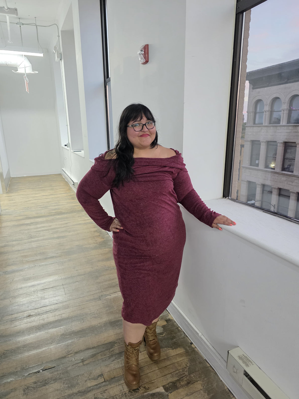 Off the Shoulder Maxi Dress