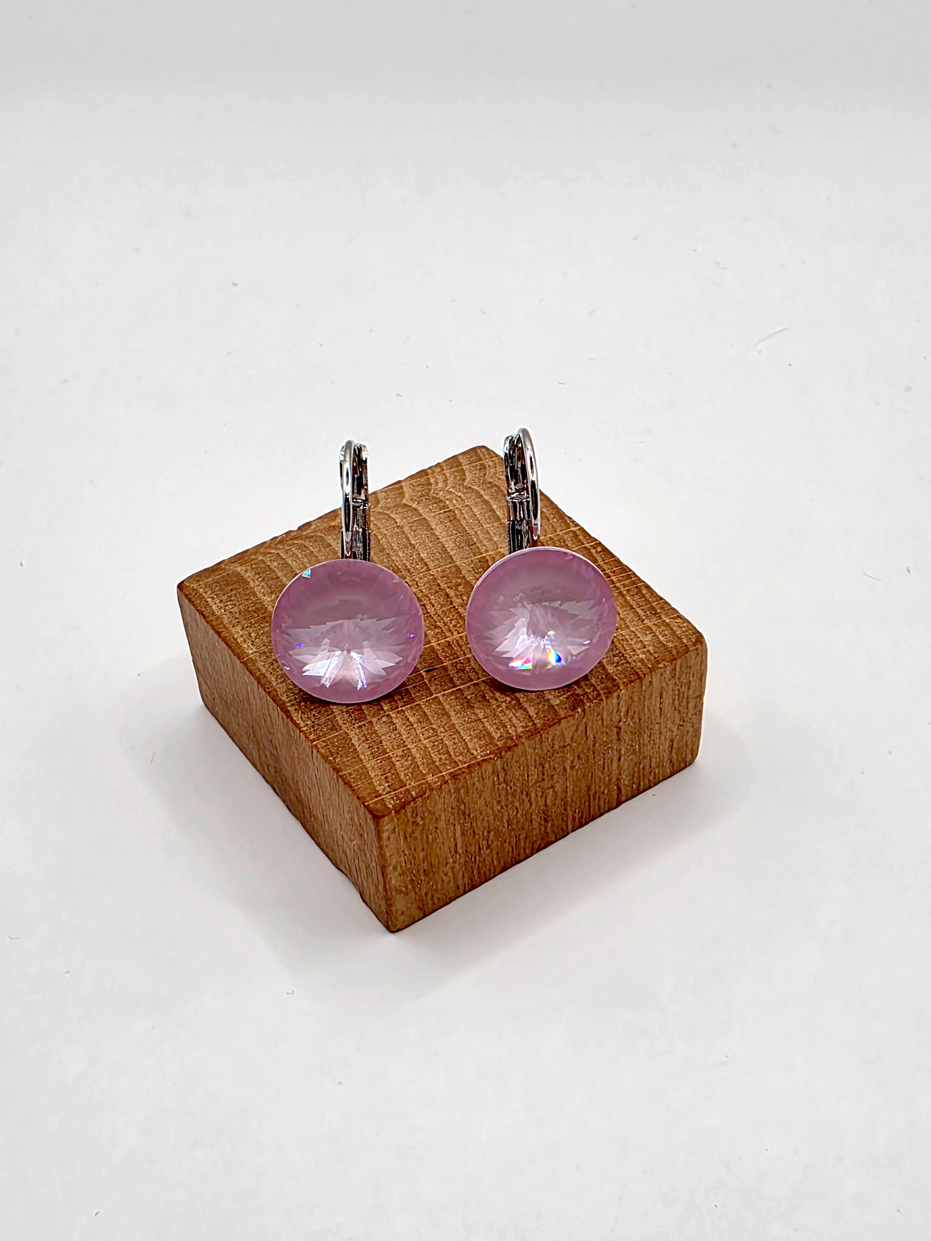 Pink Stone Earrings