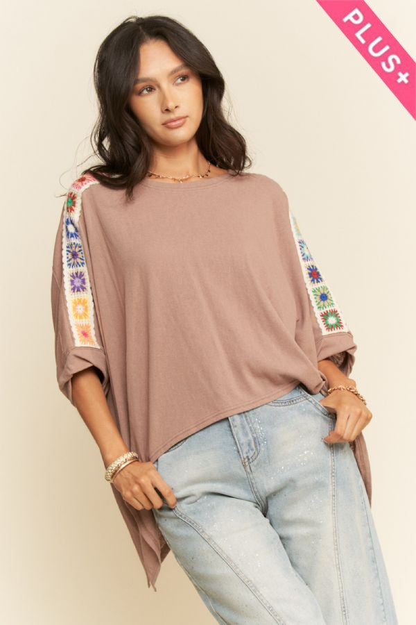 Poncho Style Crochet Top