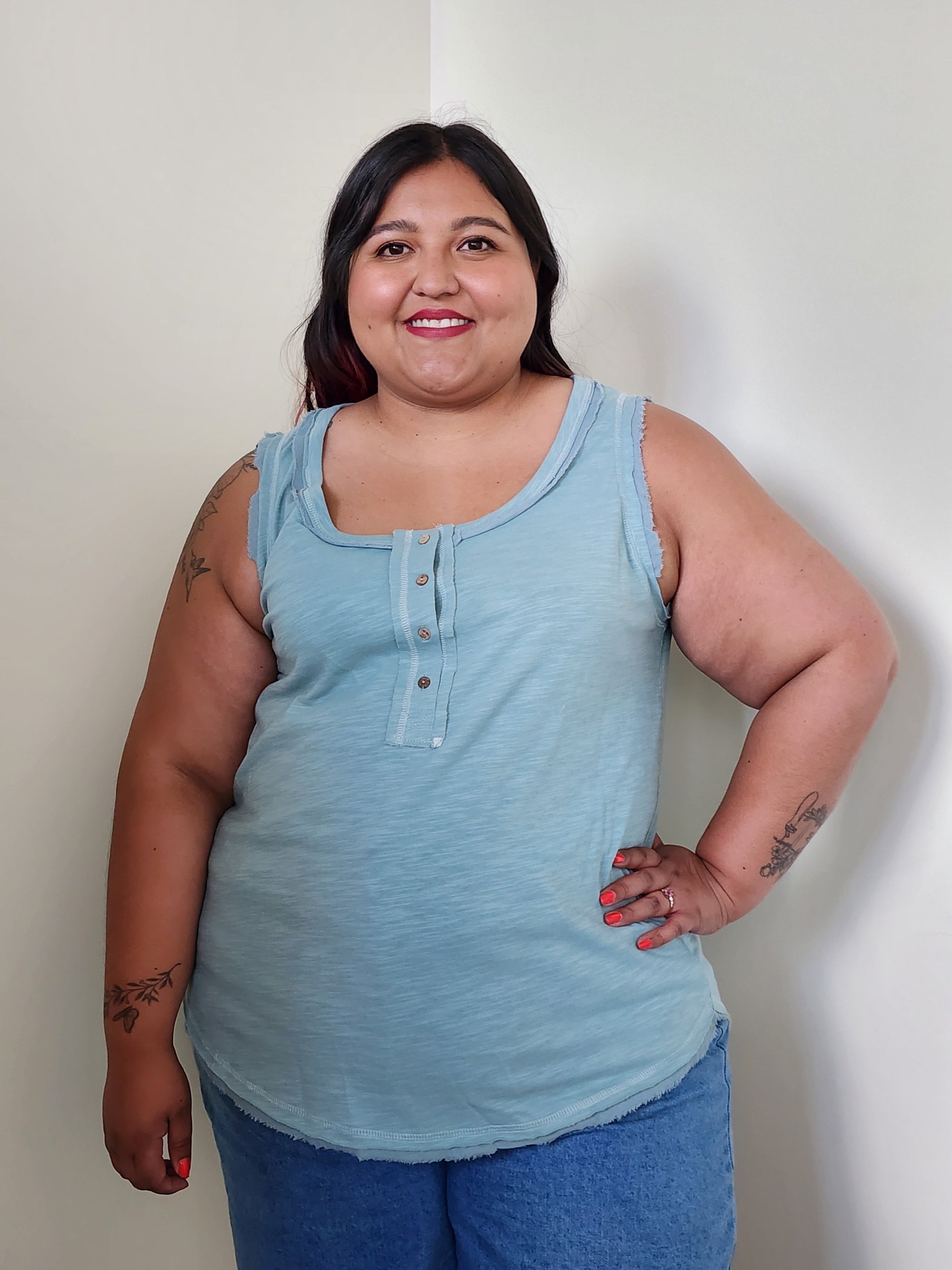 Solid Knit Sleeveless Comfy Top