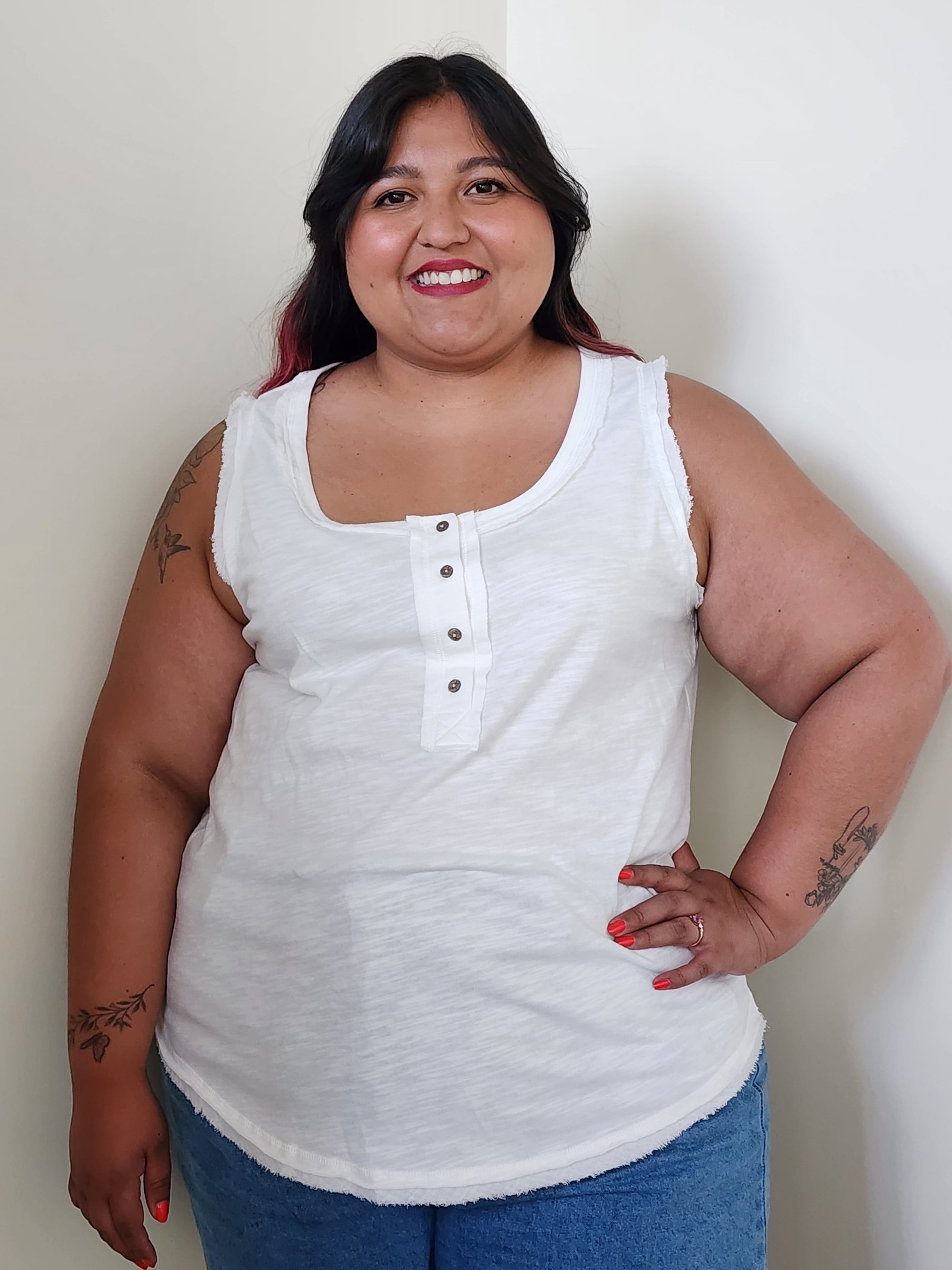 Solid Knit Sleeveless Comfy Top