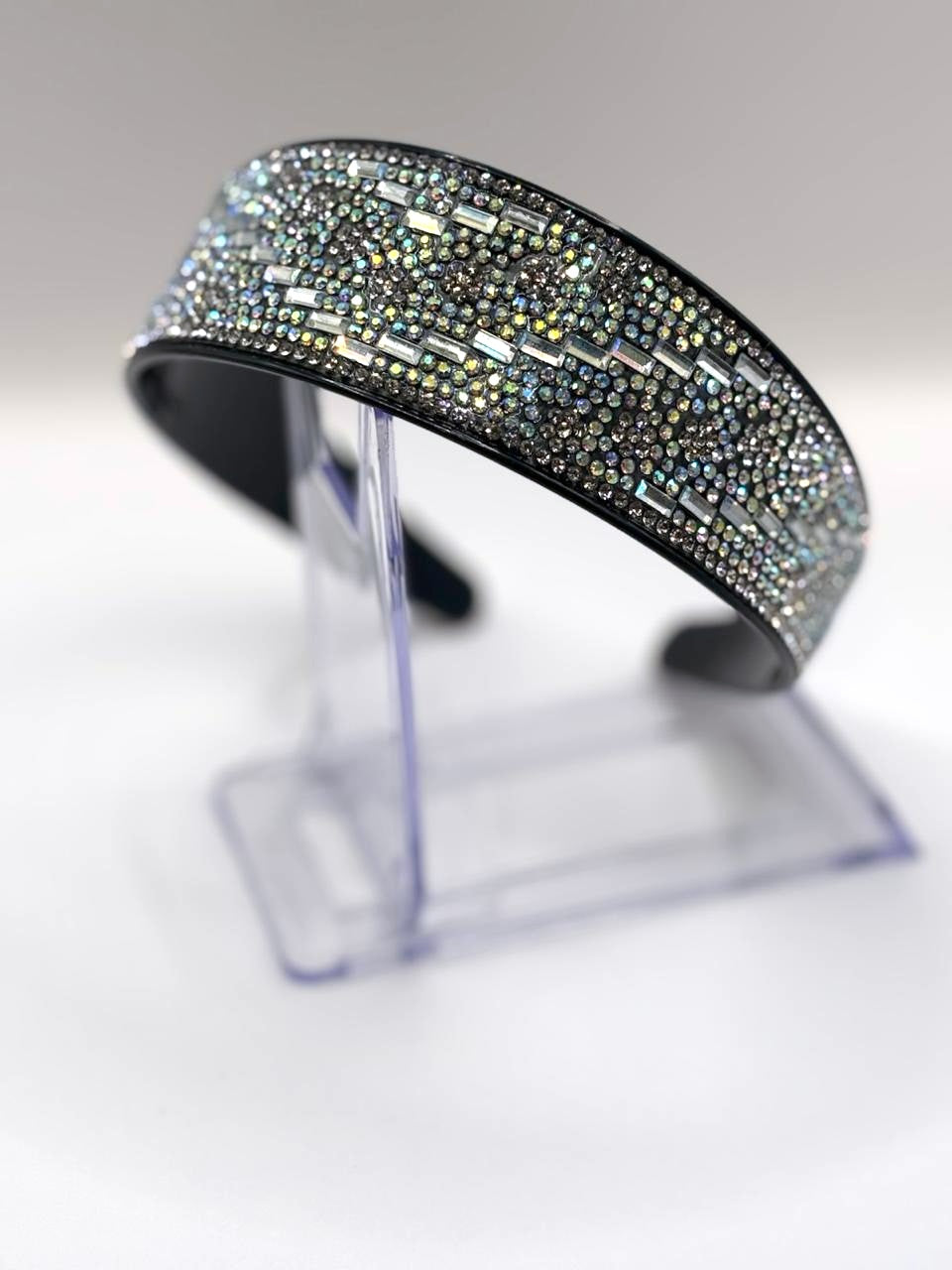 Thick Crystal Flower Headband