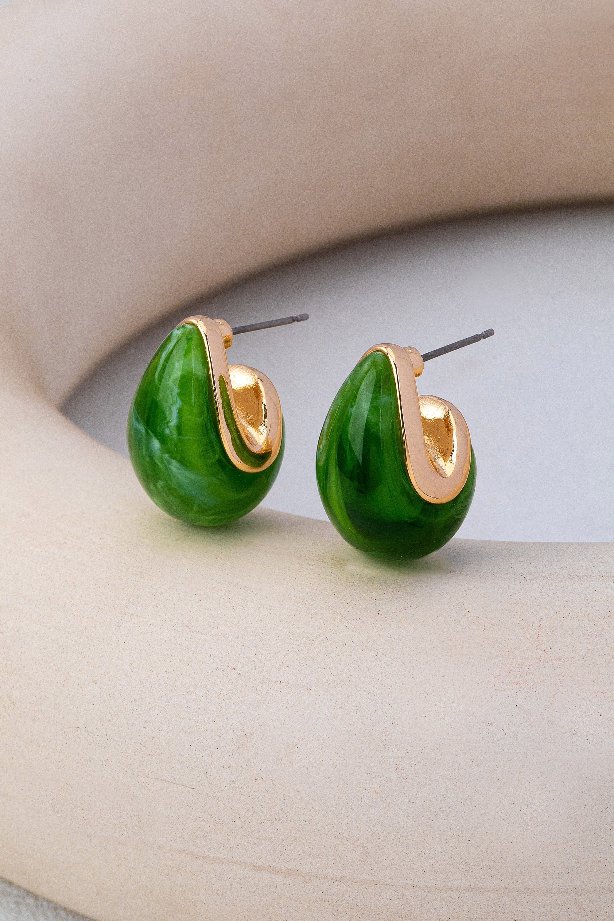 Marbled earrings